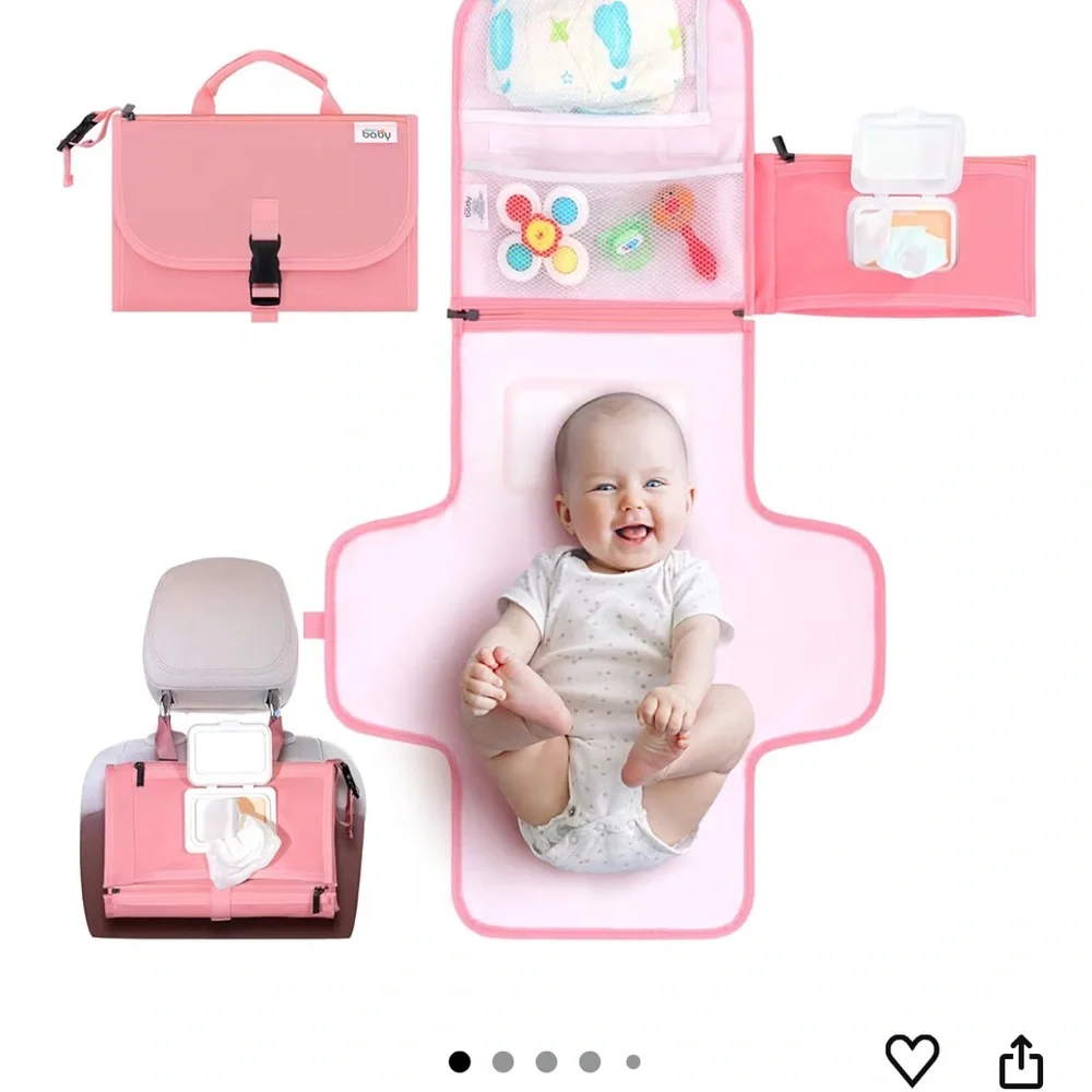Pink Diaper Bag